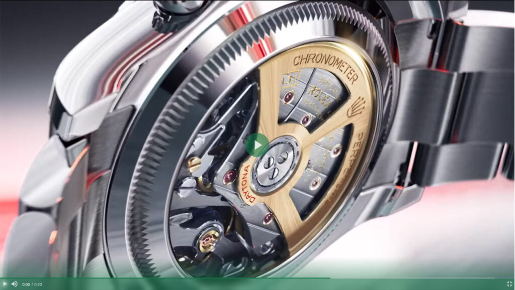 ROLEX新作 デイトナ エクスクルーシブモデル ロレジウム シースルーバック