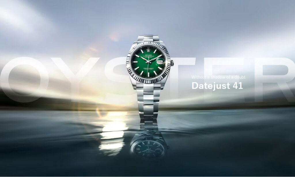 ROLEX新作 デイトジャスト41 グリーンオンブレ