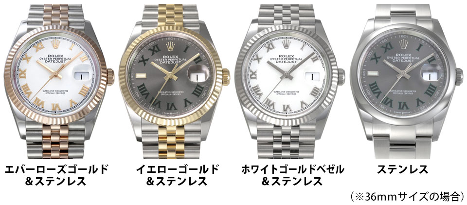 デイトジャストの素材