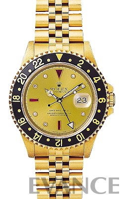 ROLEX ロレックス GMTマスター II ゴールド