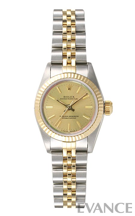 ROLEX ロレックス レディース オイスター パーペチュアルコンビ