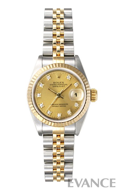 ROLEX ロレックス ロレックス レディース デイトジャスト YGコンビ