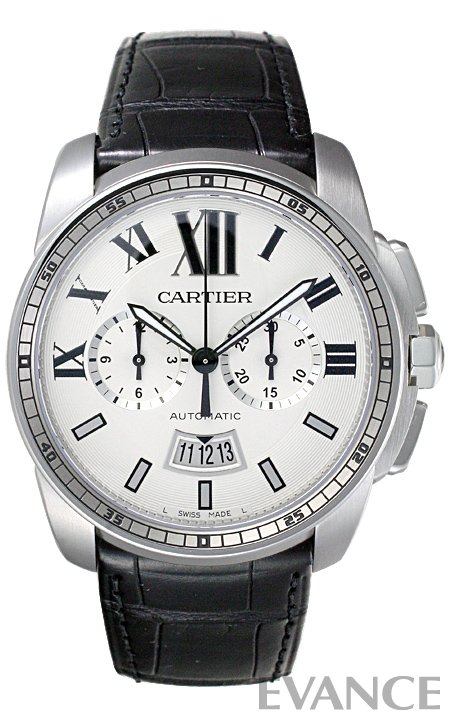CARTIER カルティエ カリブル ドゥ カルティエ クロノグラフ