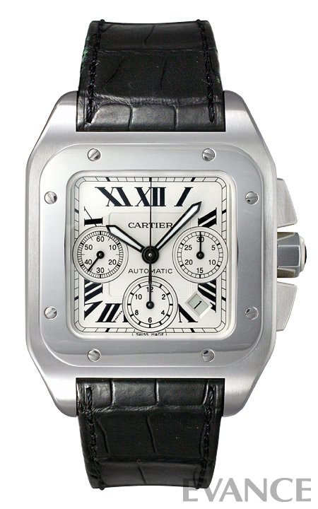CARTIER カルティエ サントス 100 クロノグラフ