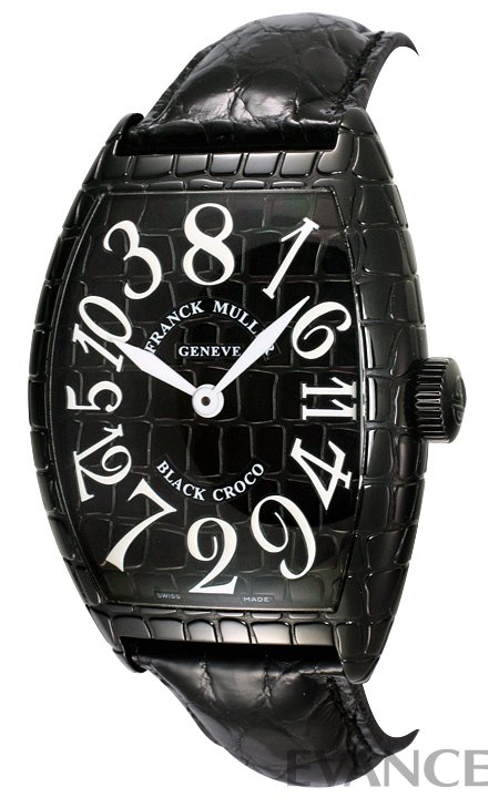 FRANCK MULLER フランク・ミュラー フランク・ミュラー トノーカーベックス クレイジーアワーズ ブラック クロコ