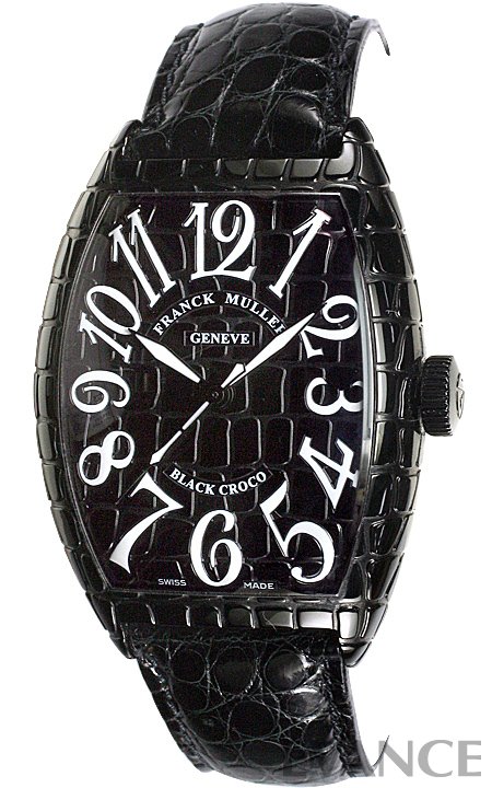 FRANCK MULLER フランク・ミュラー フランク・ミュラー トノーカーベックス ブラック クロコ