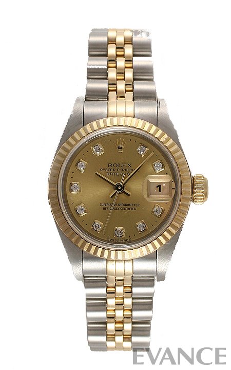 ROLEX ロレックス ロレックス レディース デイトジャスト YGコンビ
