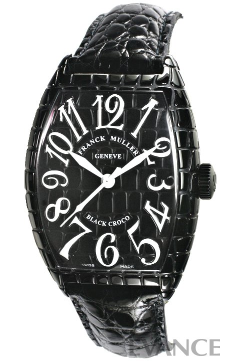 FRANCK MULLER フランク・ミュラー フランク・ミュラー トノーカーベックス ブラック クロコ