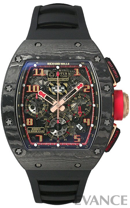 RICHARD MILLE リシャールミル フライバック クロノグラフ ロータスF1チーム ロマングロージャン