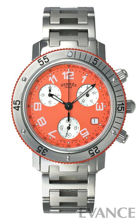 HERMES エルメス クリッパー ダイバー クロノ