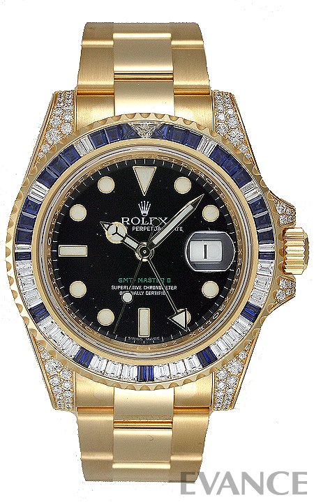 ROLEX ロレックス GMTマスター II ゴールド