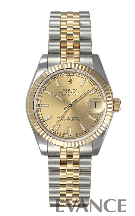 ROLEX ロレックス ロレックス ボーイズ デイトジャスト YGコンビ