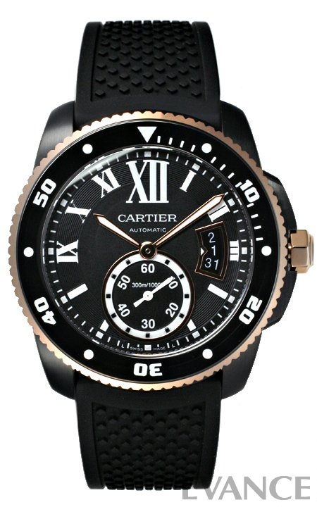 CARTIER カルティエ カリブル ドゥ カルティエ ダイバー カーボン