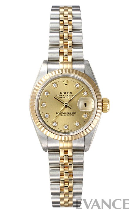 ROLEX ロレックス ロレックス レディース デイトジャスト YGコンビ