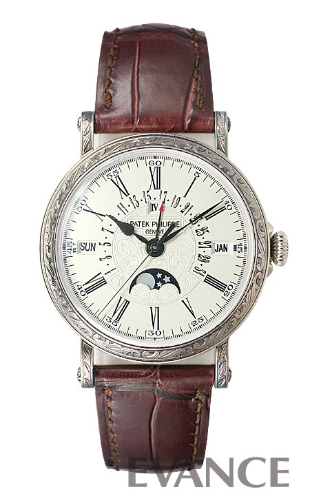 PATEK PHILIPPE パテックフィリップ コンプリケーションパーペチュアルカレンダー ムーンフェイズ
