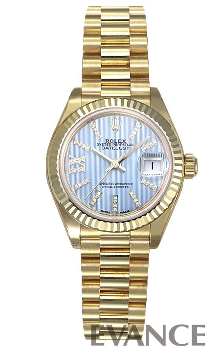 ROLEX ロレックス レディース デイトジャスト28 ゴールド