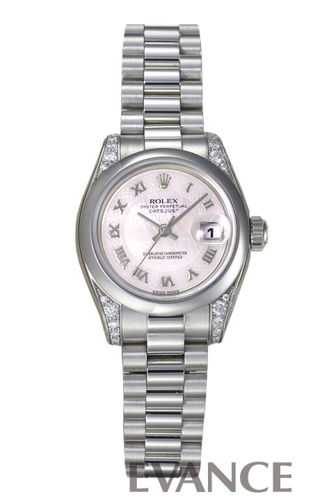 ROLEX ロレックス レディース デイトジャスト プラチナ