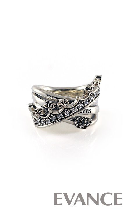 JUSTIN DAVIS ジャスティン デイビス [リング] TWIST OF FATE Ring (クリア）