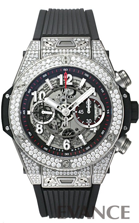 HUBLOT ウブロ ビッグバンウニコ チタニウム パヴェ