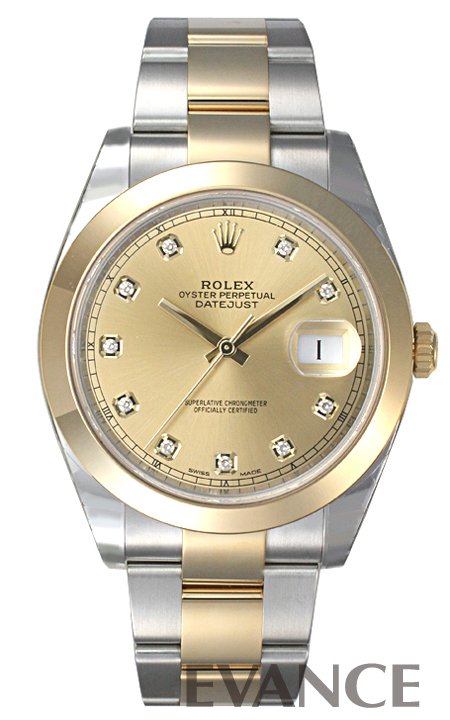 ROLEX ロレックス デイトジャスト41 YGコンビ