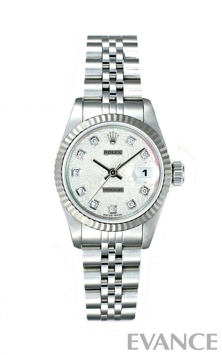 ROLEX ロレックス ロレックス レディース デイトジャスト WGベゼル 69174G