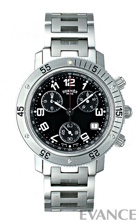 HERMES エルメス クリッパー ダイバー クロノ