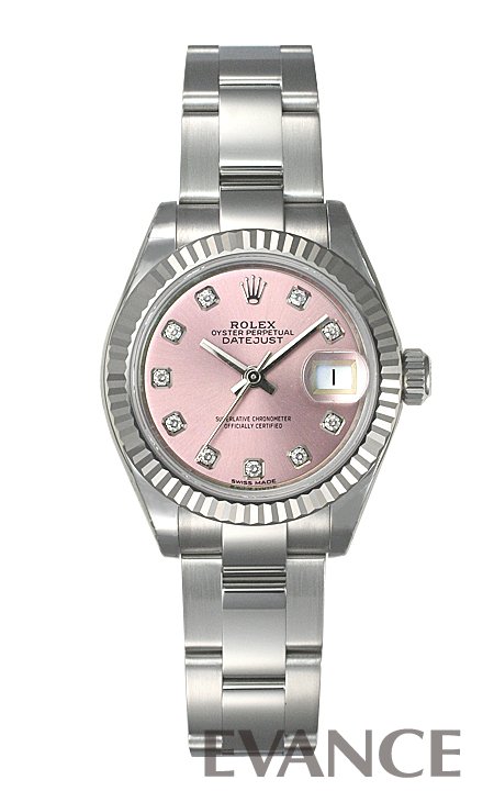 ROLEX ロレックス デイトジャスト28 WGベゼル ピンク