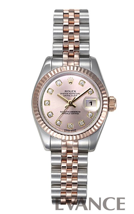ROLEX ロレックス ロレックス レディース デイトジャスト RGコンビ