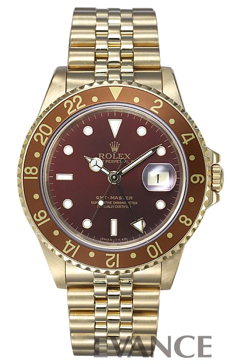 ROLEX ロレックス GMTマスター ゴールド