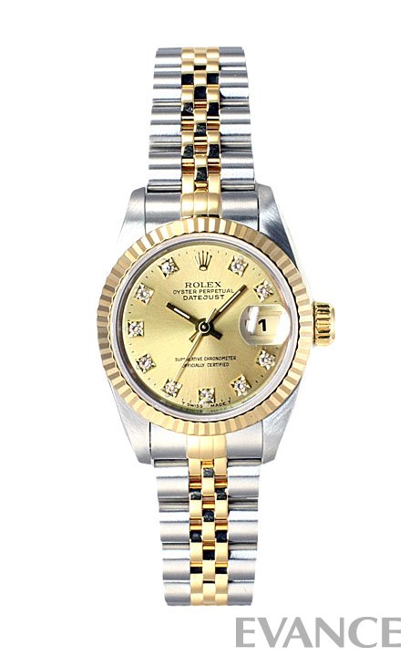 ROLEX ロレックス ロレックス レディース デイトジャスト YGコンビ