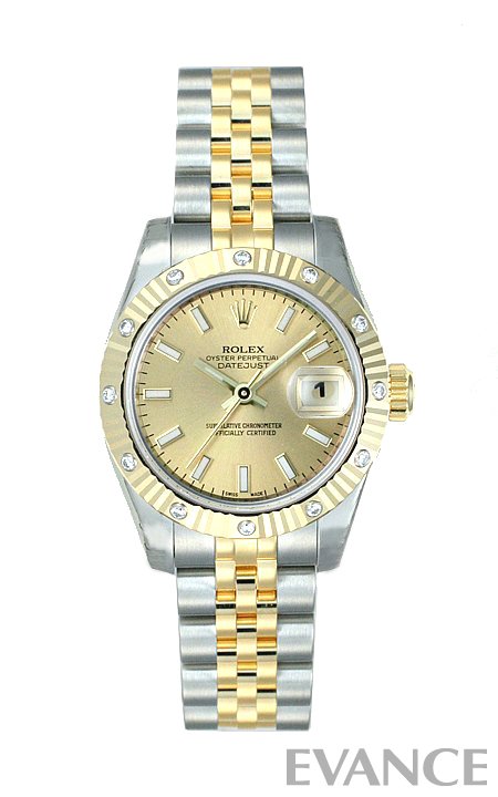 ROLEX ロレックス ロレックス レディース デイトジャスト YGコンビ