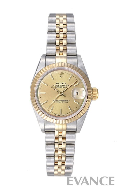 ROLEX ロレックス ロレックス レディース デイトジャスト YGコンビ