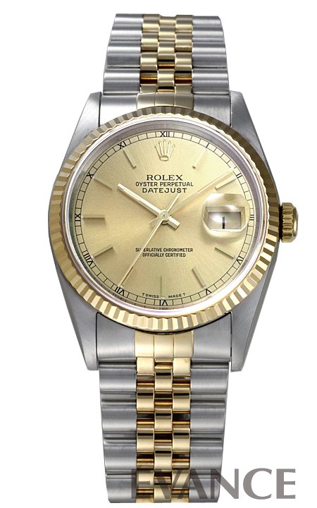 ROLEX ロレックス デイトジャストYGコンビ
