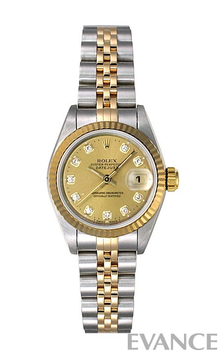 ROLEX ロレックス ロレックス レディース デイトジャスト YGコンビ