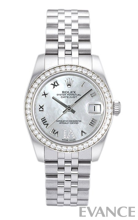 ROLEX ロレックス ロレックス ボーイズデイトジャストWGベゼル