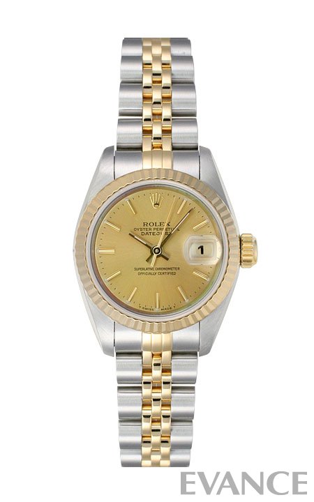 ROLEX ロレックス ロレックス レディース デイトジャスト YGコンビ