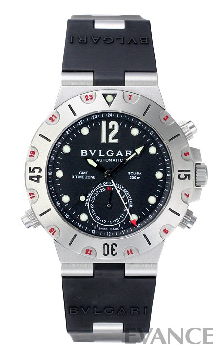 BVLGARI ブルガリ ブルガリ ディアゴノ スクーバ GMT