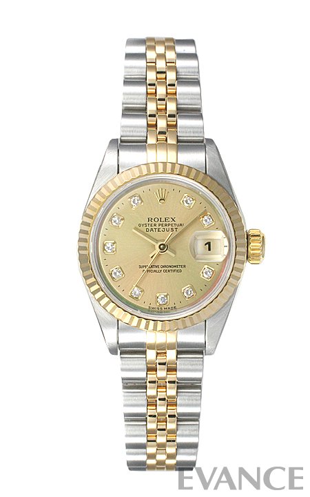 ROLEX ロレックス ロレックス レディース デイトジャスト YGコンビ