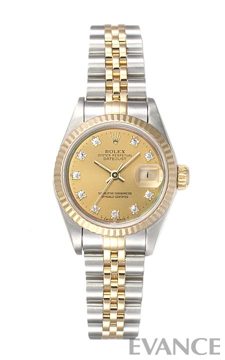 ROLEX ロレックス ロレックス レディース デイトジャスト YGコンビ